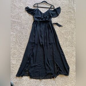 Elegant Black Maxi Dress